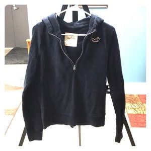 Hollister half zipper hoodie